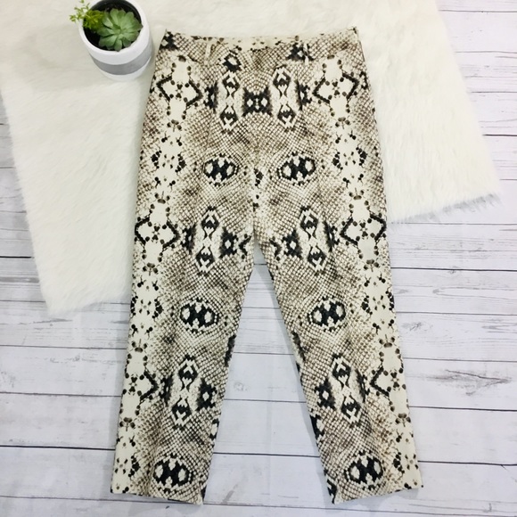 Worthington Pants - WORTHINGTON  Snakeskin Print Dress Pants 10